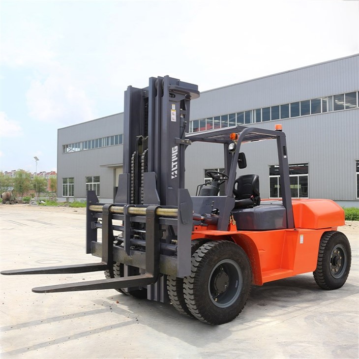 huge forklift truck