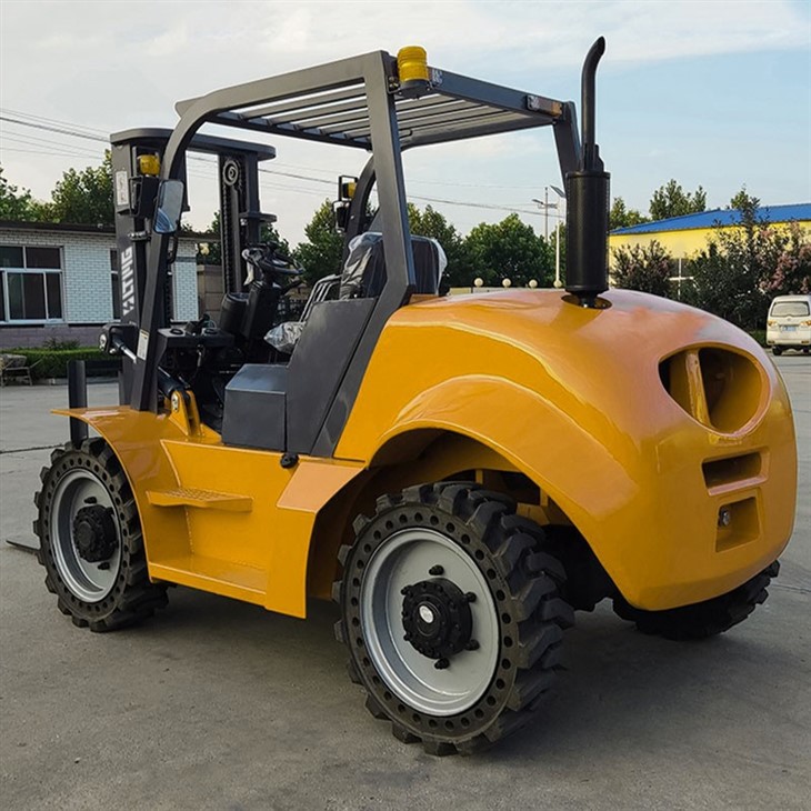 small rough terrain forklift