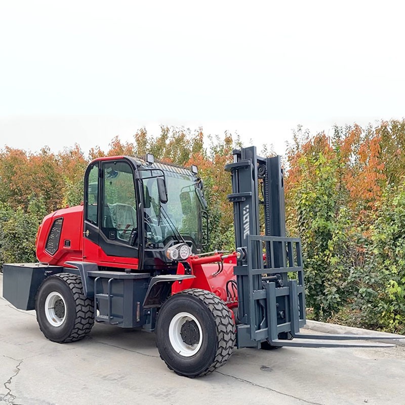 off terrain forklift