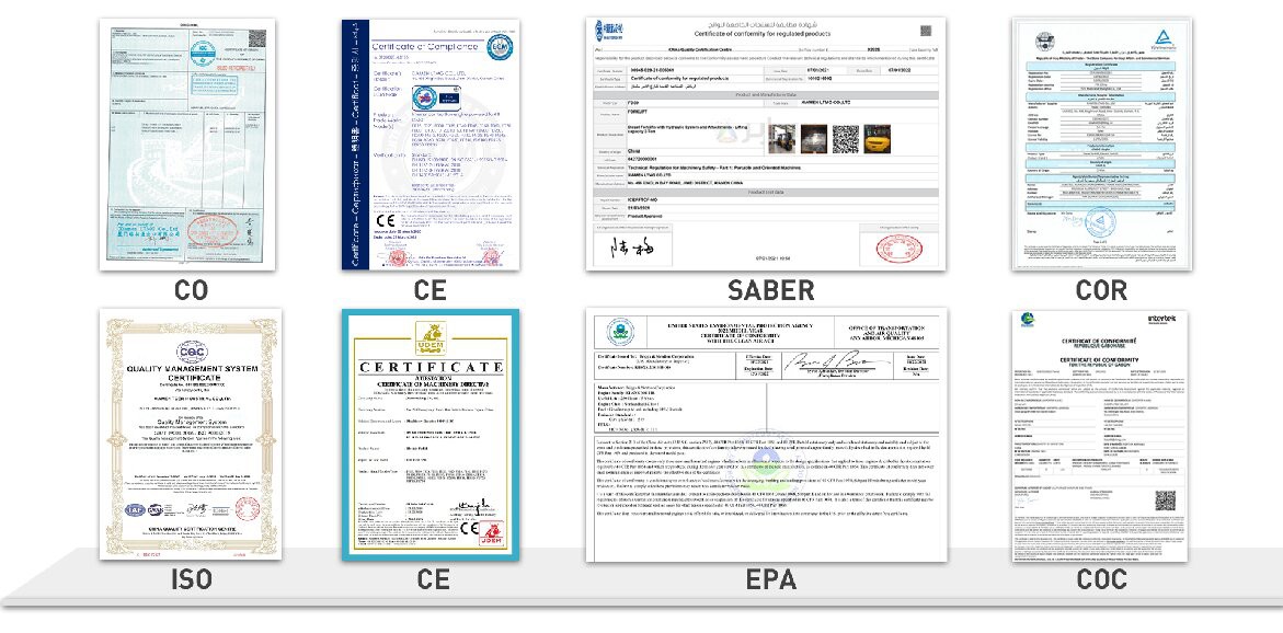 CE ISO certification of LTMG