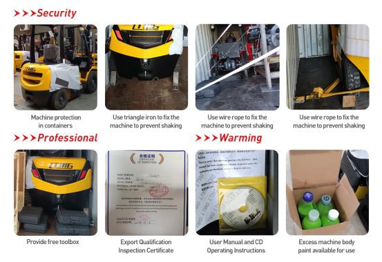 Shipping plan of 5 ton diesel forklift