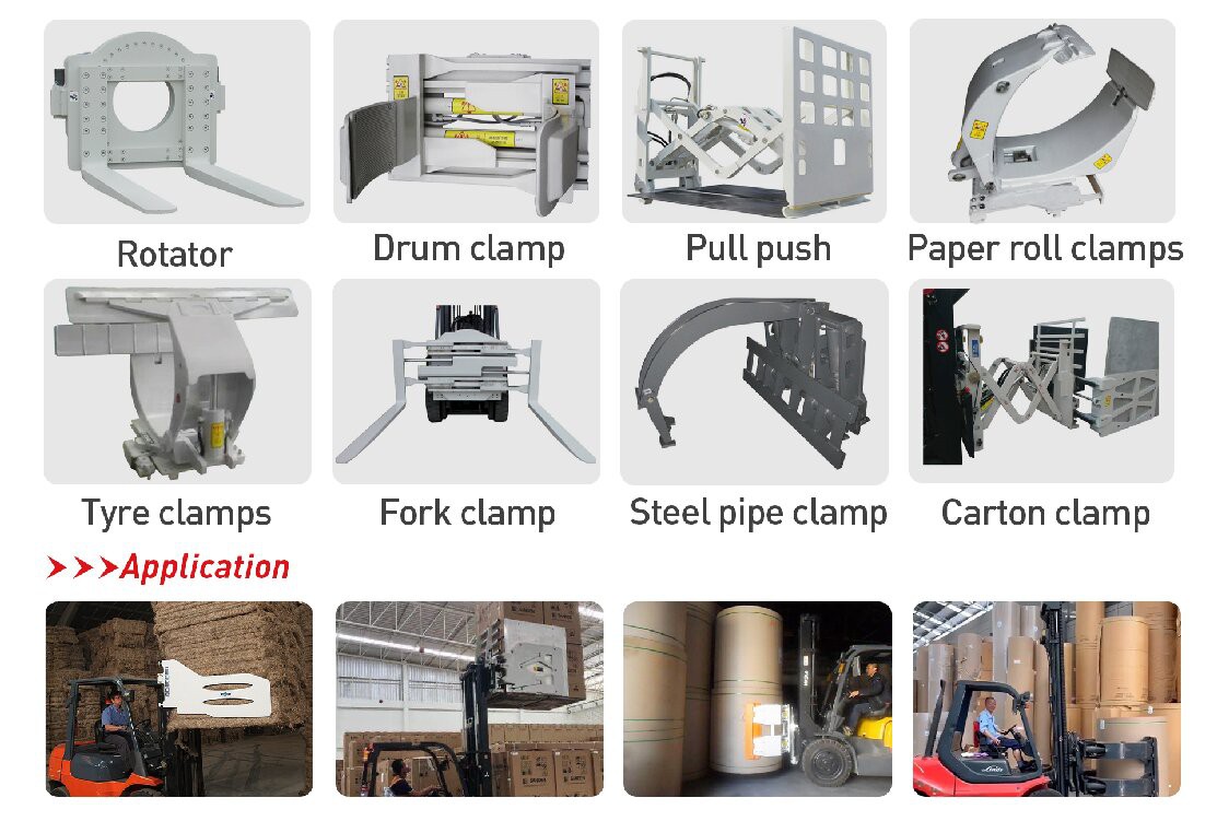 attachment of large capacity forklift