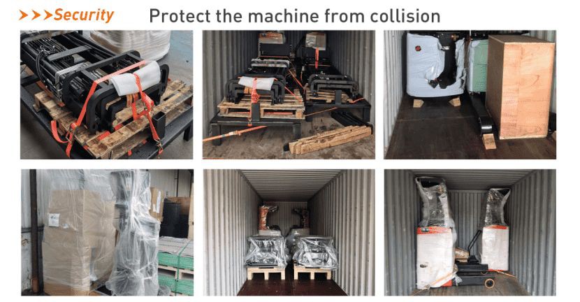 shipping plan of electric reach truck