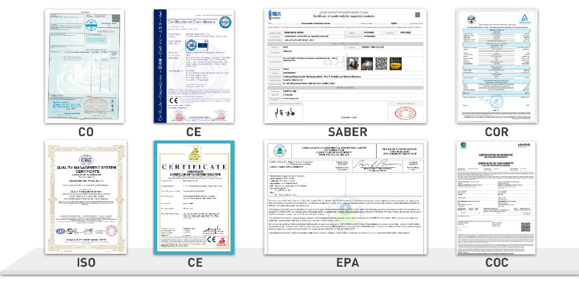 Professional qualification of LTMG products