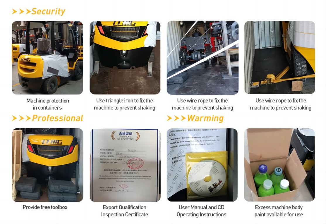 Transportation Procedures of the Diesel Forklift