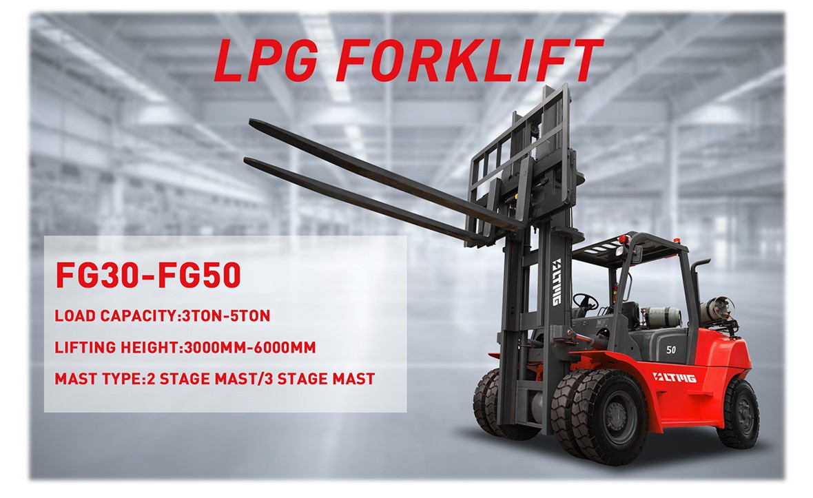 image of lpg counterbalance forklift