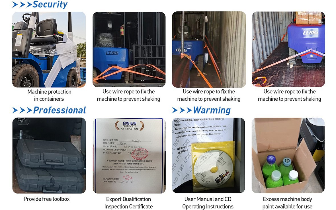 shipping plan of electric fork truck