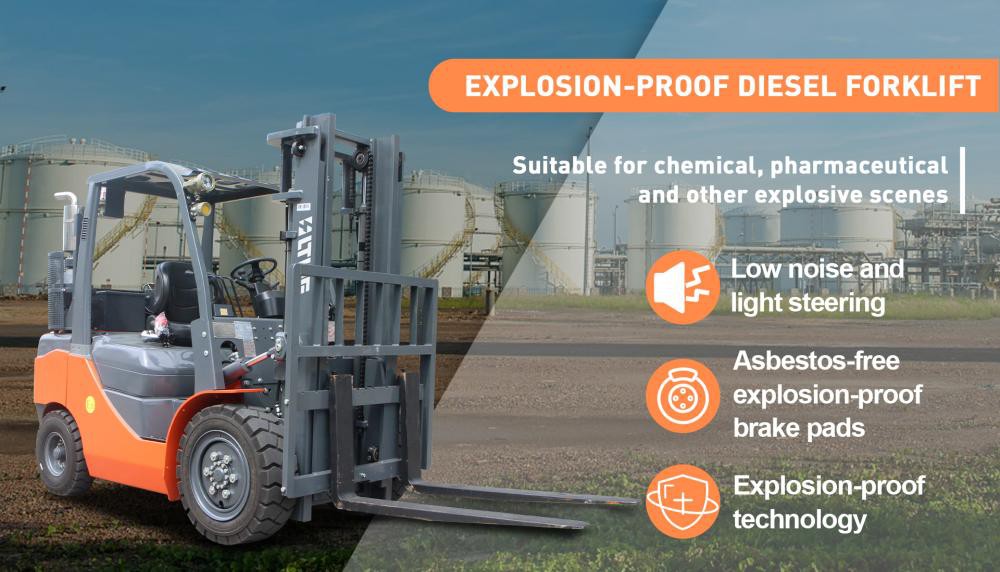 diesel explosion proof forklift