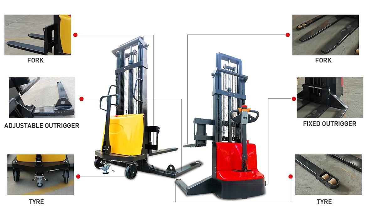 configurations of electric stacker