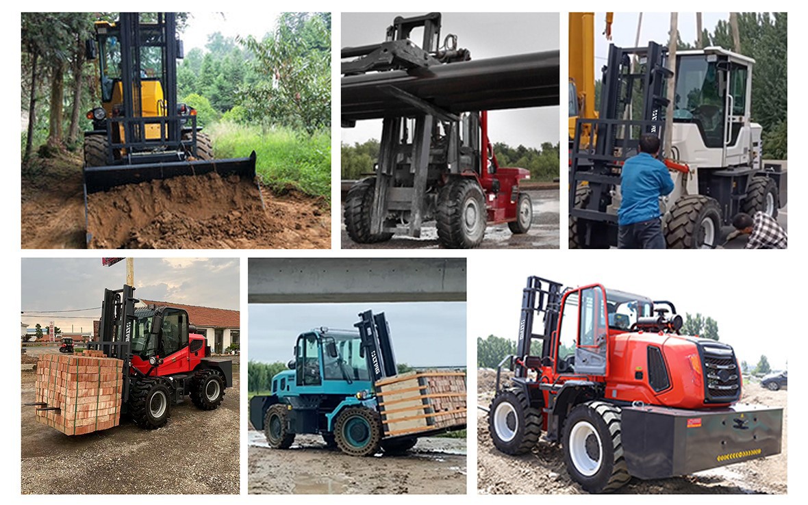 rough terrain forklift application