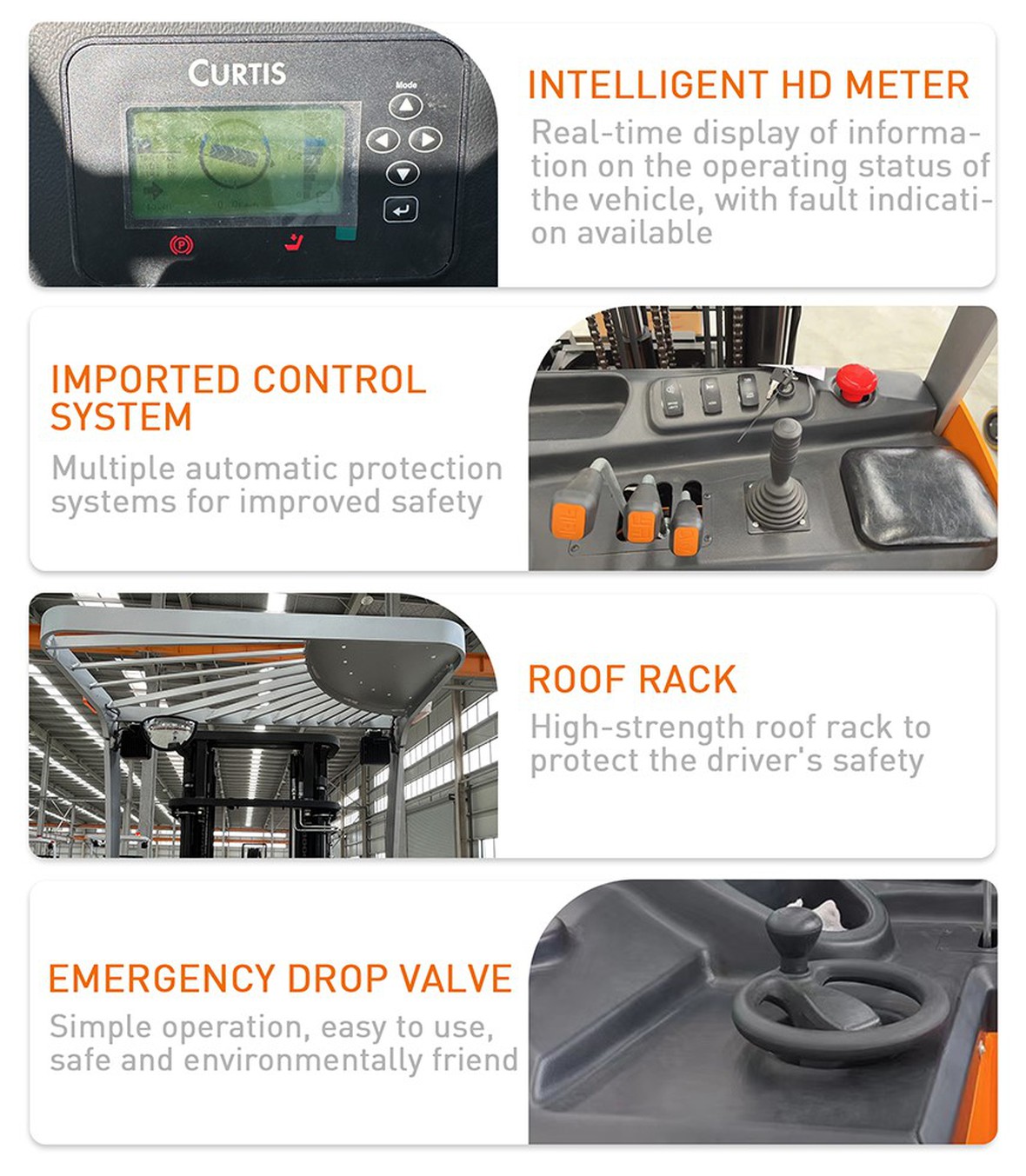 reach lift truck frame