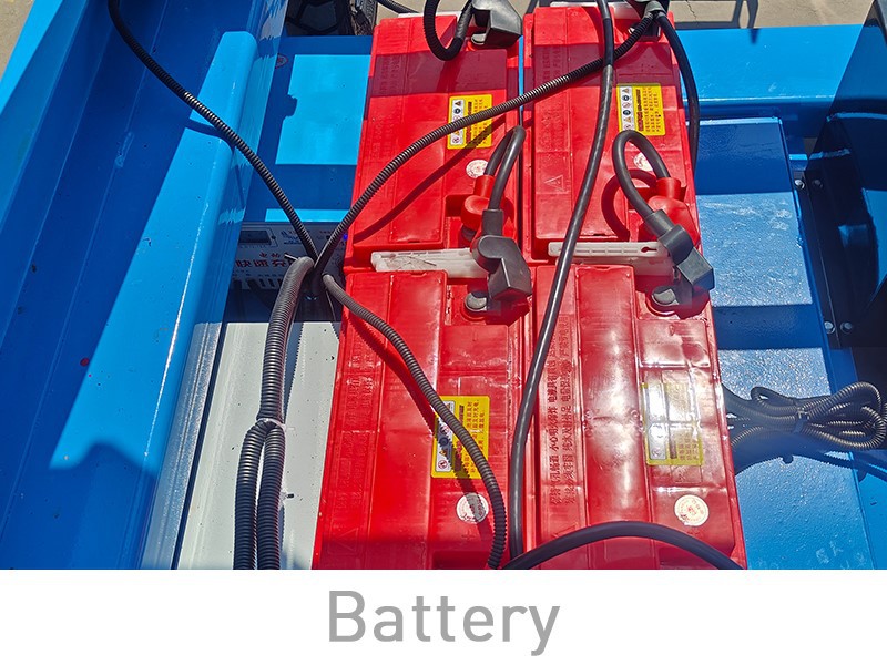 scissor platform battery