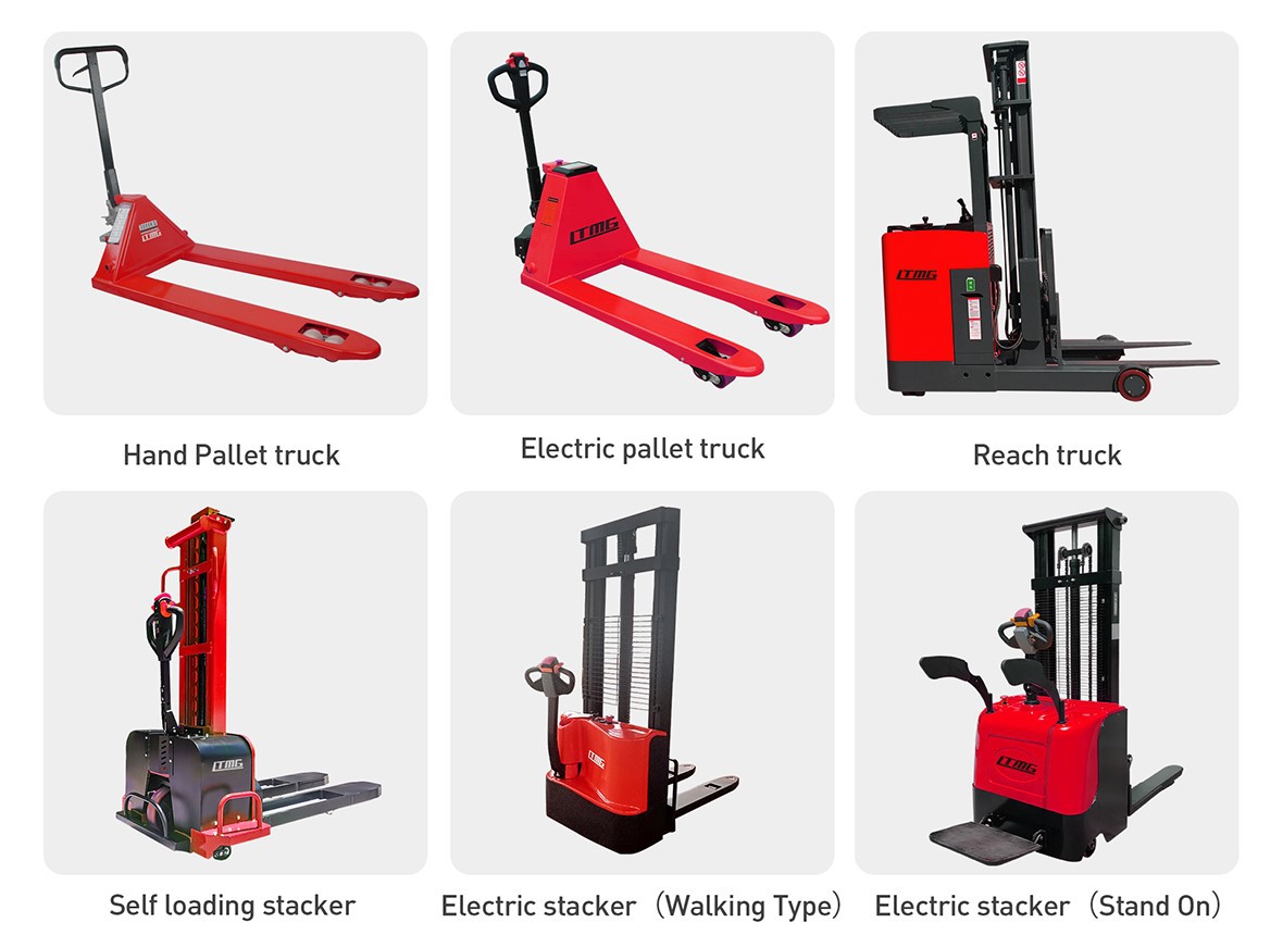 warehouse reach truck pallet stacker