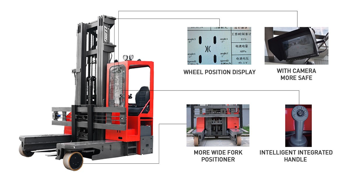 details of directional forklift