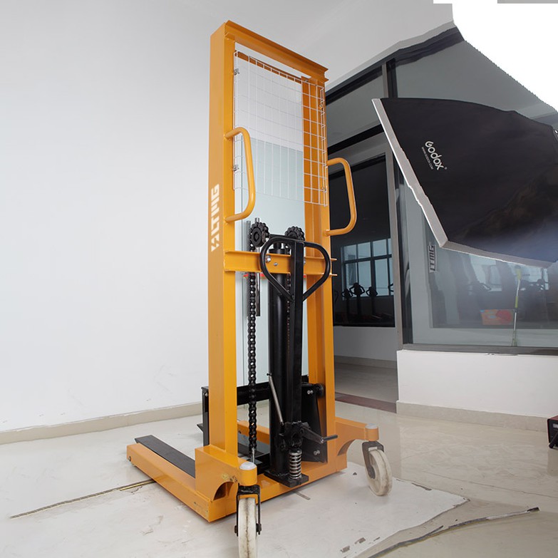 hydraulic pallet stacker