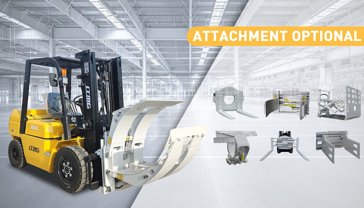 forklift with attachments