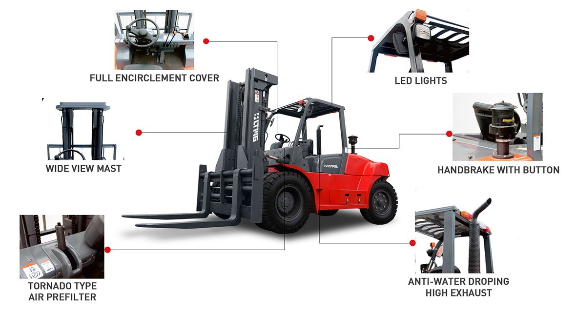 specifications of diesel forklift for sale