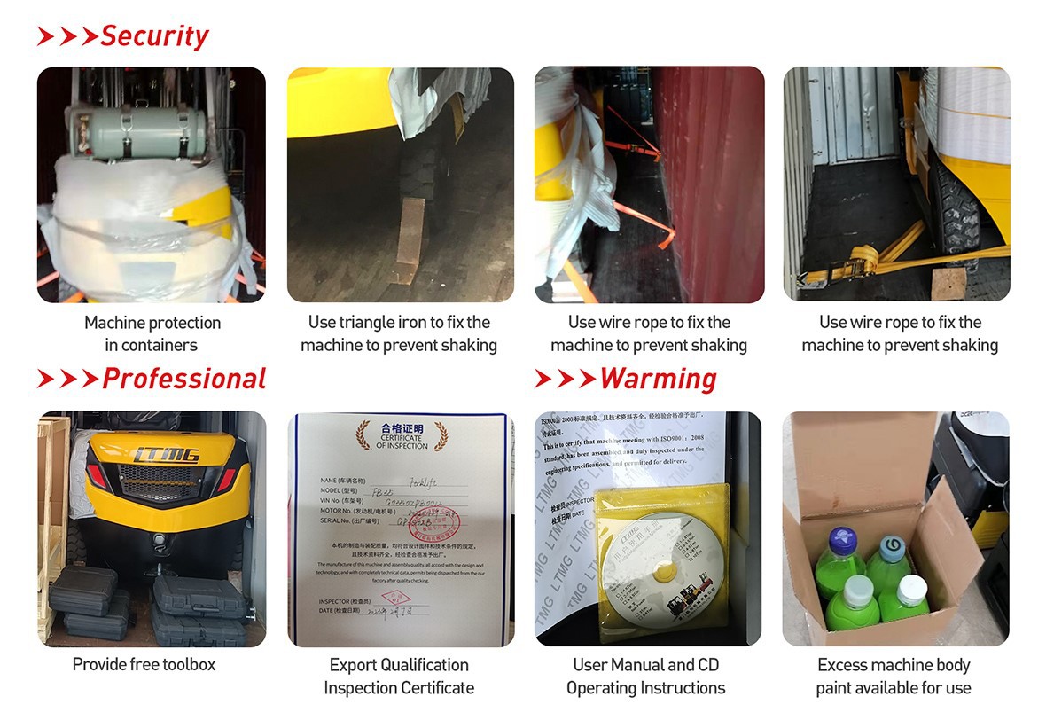 shipping plan of new lpg forklift for sale