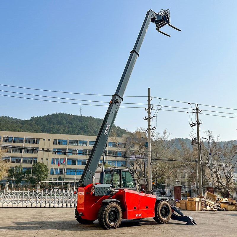 telescopic boom forklift