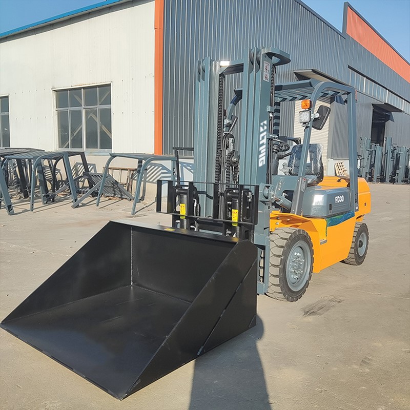 hinged bucket forklift