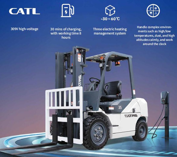 high voltage electric forklift