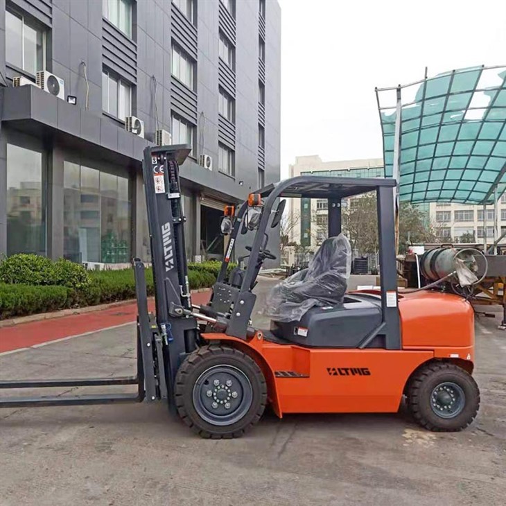 LPG Gas Dual Fuel Forklift Truck 3.8 Ton