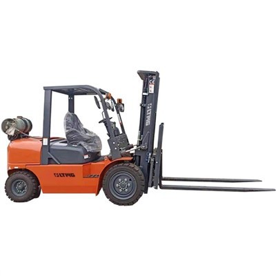 LPG Gas Dual Fuel Forklift Truck 3.8 Ton