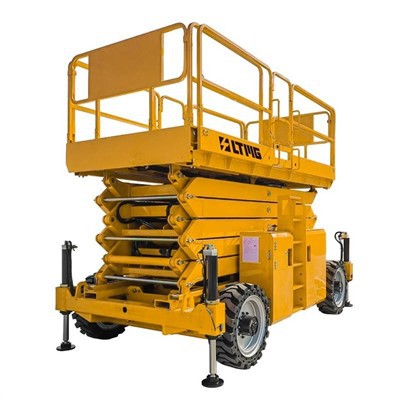 All Terrain Scissor Lift With Yanmar Engine