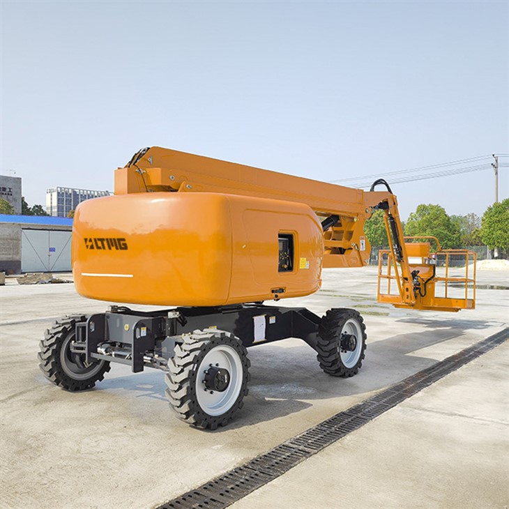 articulated boom truck