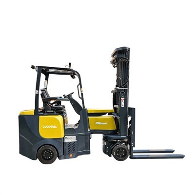 Compact Electric VNA Forklift With Telescopic Fork