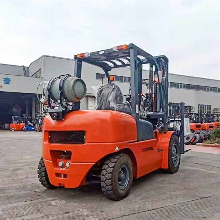 LPG Gas Dual Fuel Forklift Truck 3.8 Ton