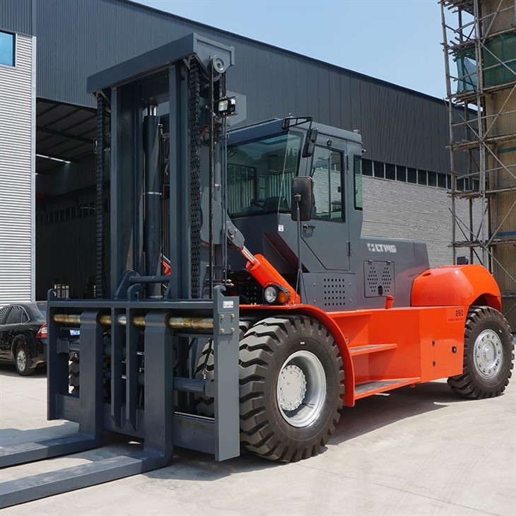 huge forklift truck