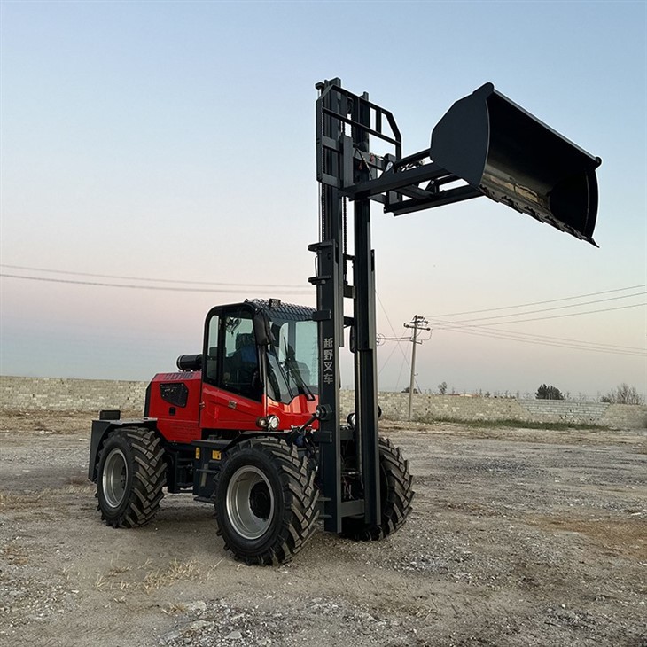 hinged bucket forklift