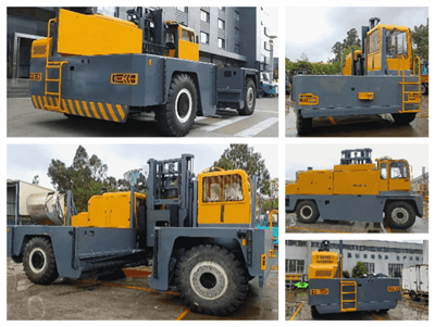 LTMG's New 20 Ton Side Loader Forklift Goes Online