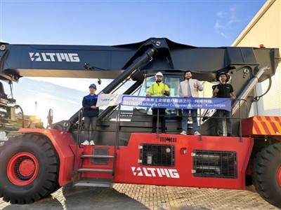 Enhancing Port Construction: LTMG Assists Azerbaijan With Reach Stacker Assembly