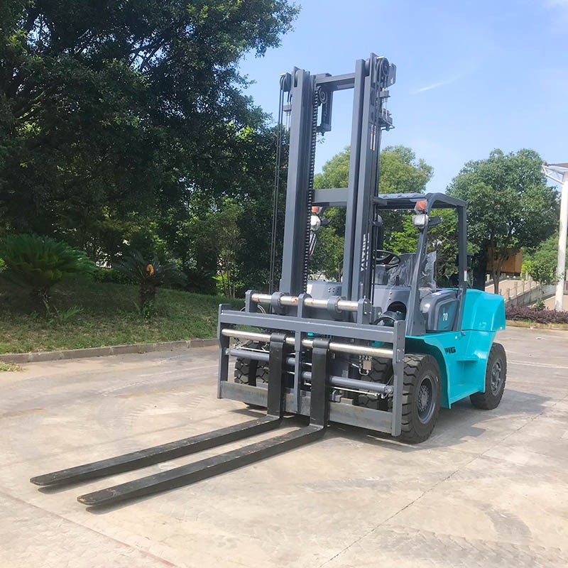 hinged bucket attachment for forklift