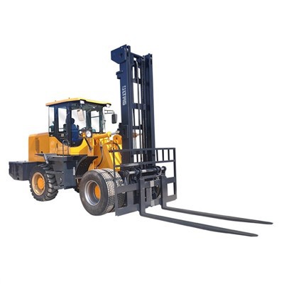 Rough Terrain Forklift Truck Diesel Construction Machine